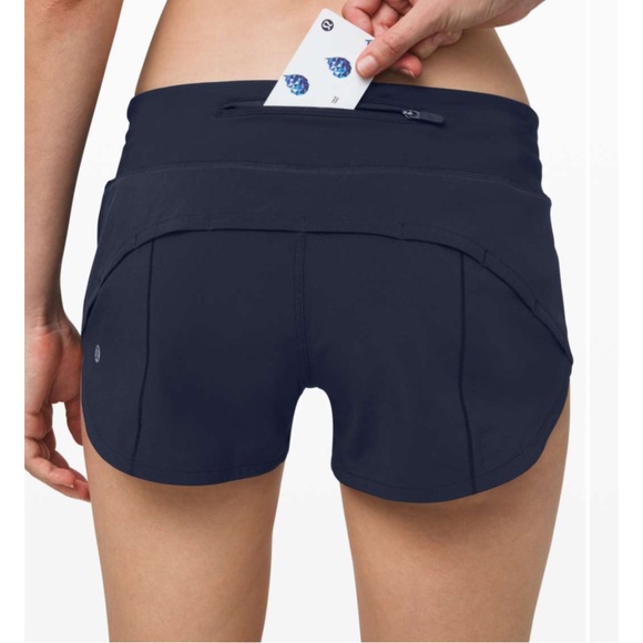 Lululemon Women’s Speed Up Short 3” True Navy - Picture 1 of 9